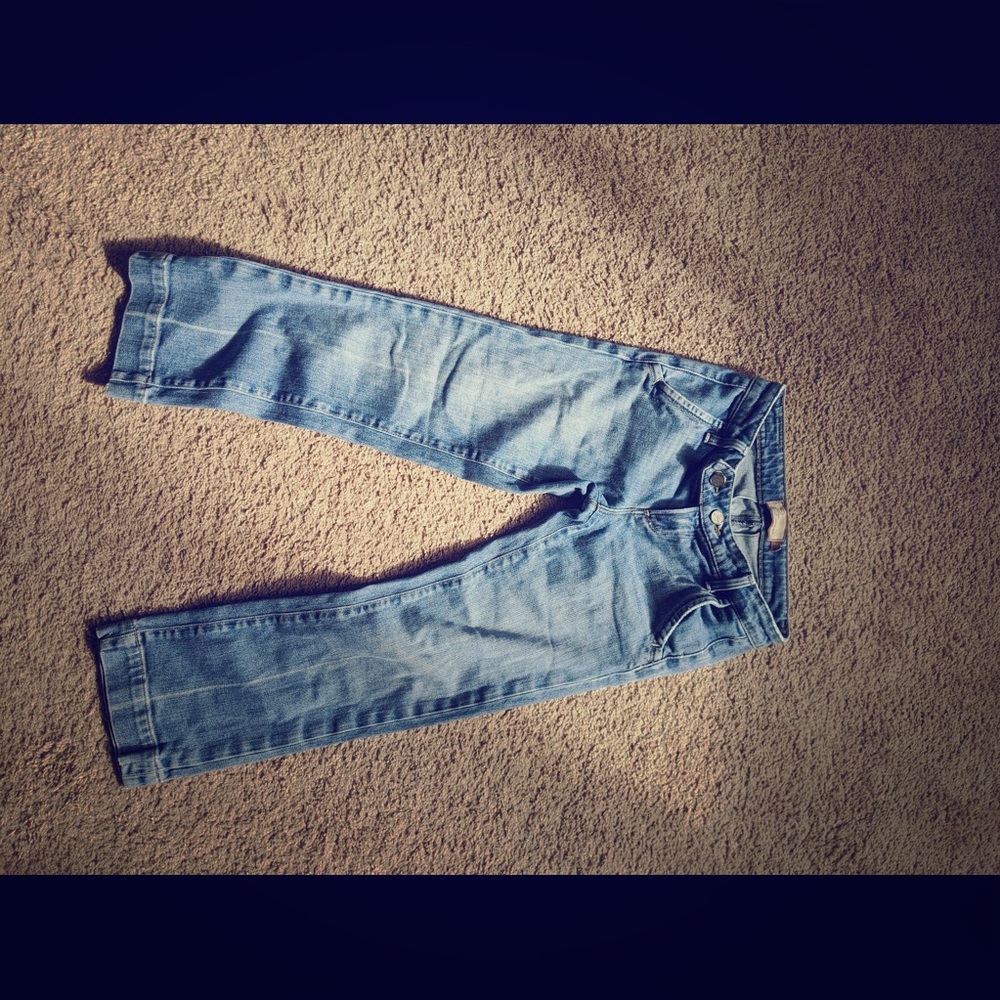 Paige crop jeans
